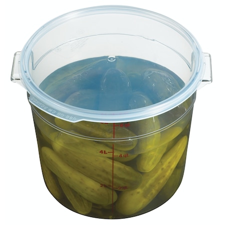 Cambro Camwear 6 qt. Polycarbonate Clear Container RFSCW6135